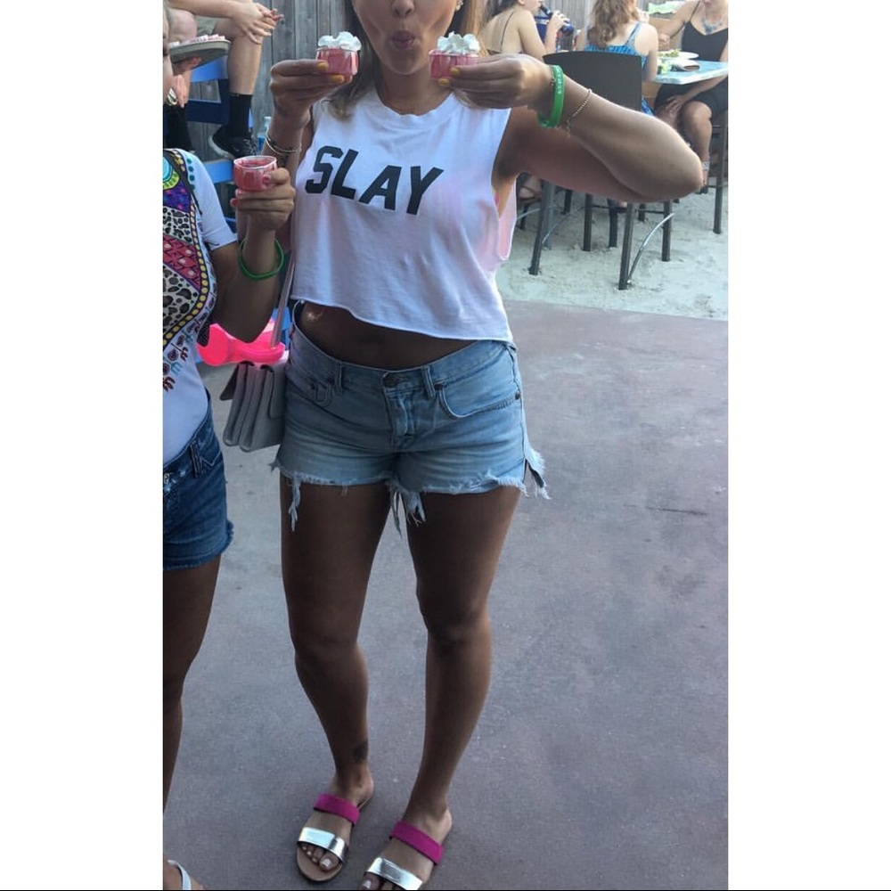 Private Party - SLAY muscle tank